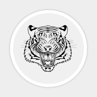 Angry Tiger Magnet